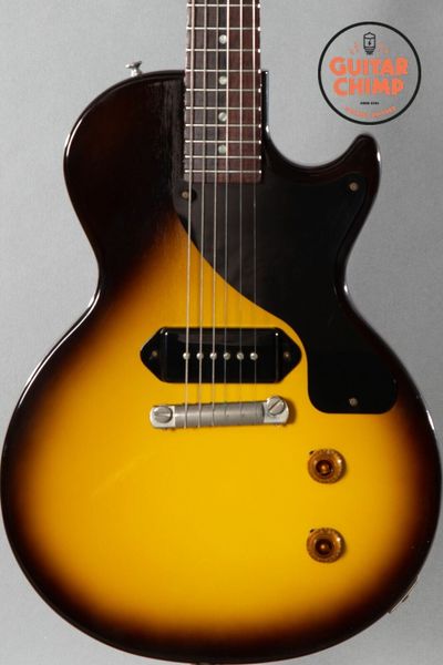 

custom shop historic '57 reissue paul jr vintage sunburst electric guitar