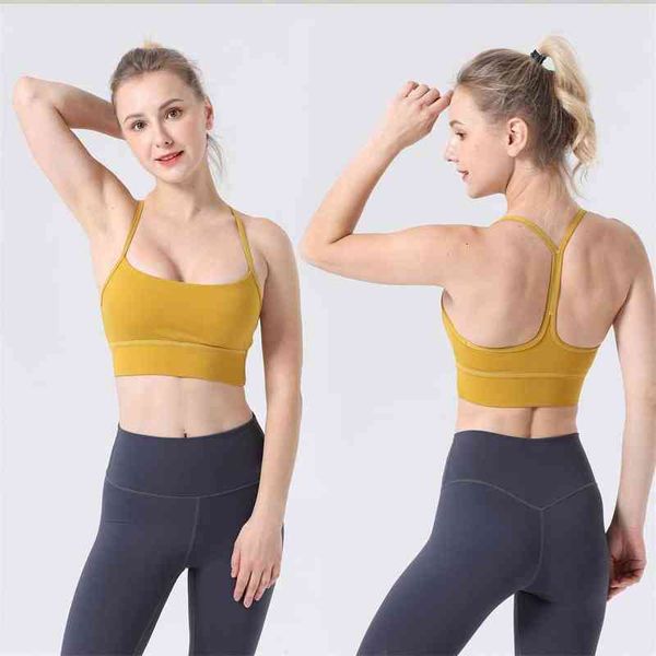 

yoga 2022 sports vest women's thin belt back yoga y-shaped suspender suit, White;red
