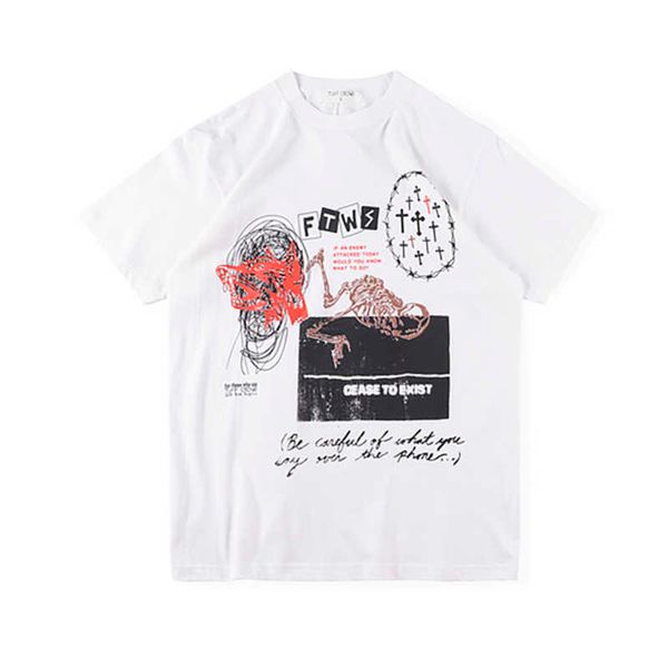 

tc anti-war series short t, White;black