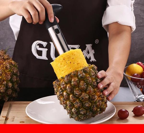 

fruit tools stainless steel pineapple peeler cutter slicer corer peel core knife gadget kitchen supplies t051723