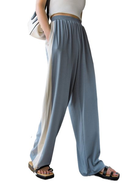 

dazy side stripe slant pocket pants n5um#, Black;white