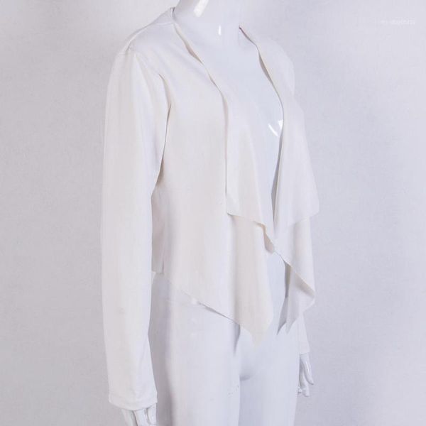 Kadın Ceketleri Kadın Uzun Kollu Şelale Hardigan Sıradan İnce Ceket Jumper Outwear1