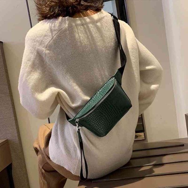 

fanny packs stone block pattern women's cross messenger leisure small bag women's chest bag simple korean waist bag 220627