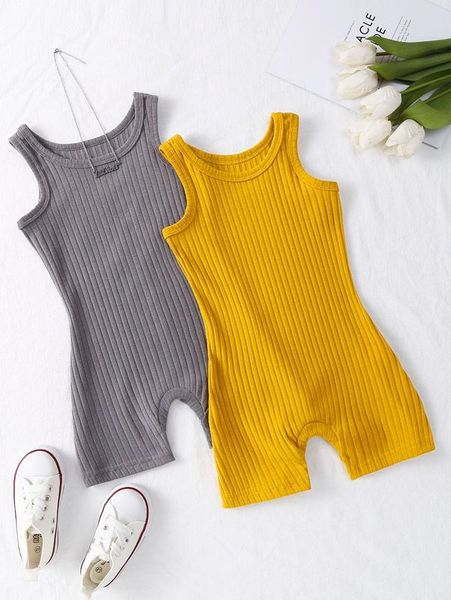 

toddler girls 2pcs ribbed unitard romper she, Blue