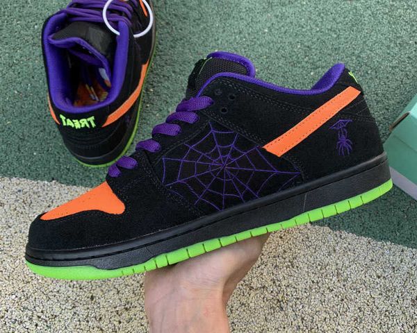 

shoes low night of mischief skateboard black total orange sports outdoor sneakers