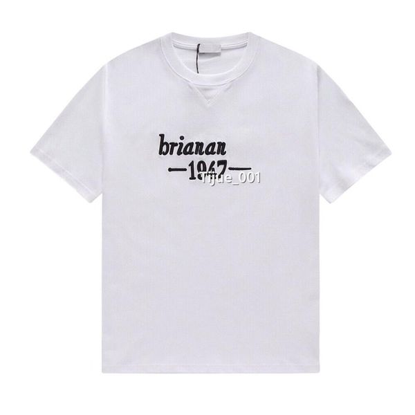 

22ss france style high end designer 1947 classic tee popular highstreet man women t-shirt breathable summer limited t-shirts casual trend sh, White;black