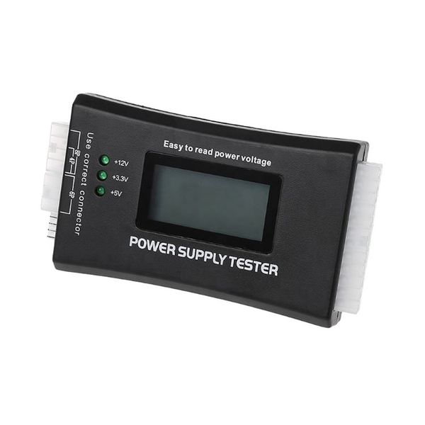 Novo computador PC LCD 20/24 PIN 4 PSU ATX BTX ITX SATA HDD Supply Tester