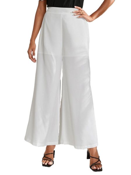 

high waist wide leg pants t5dq#, Black;white