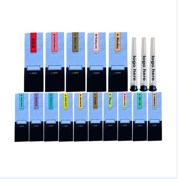 

preroll edibles packaging bag 3 joints resealable package pre-roll mylar bags child proof zipper lock plastic packs for vapes