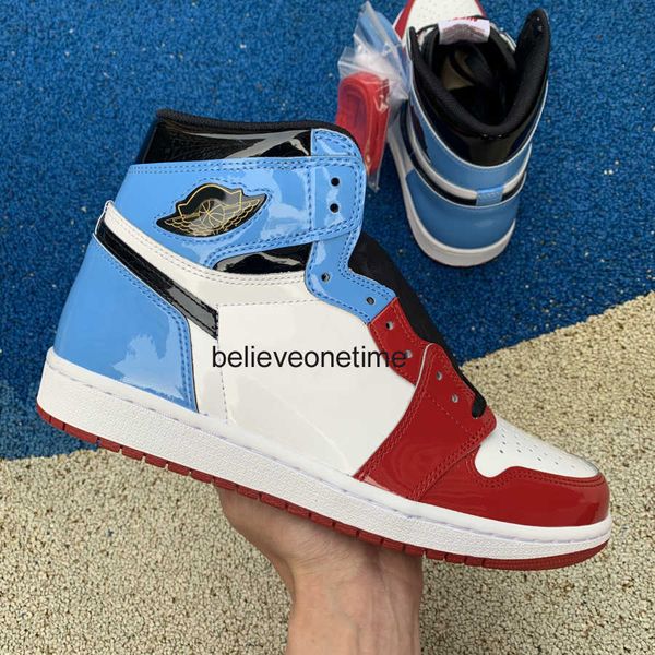 

jumpman 1 high og fearless unc to chicago bio hack men women basketball shoes spective racer blue sports sneakers with box