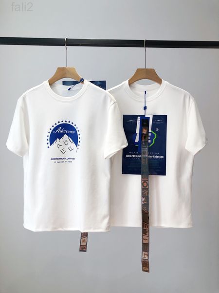 

women's t-shirt designer ader iceberg star short sleeve t-shirt 450g healthy cloth half 121275 1807, White