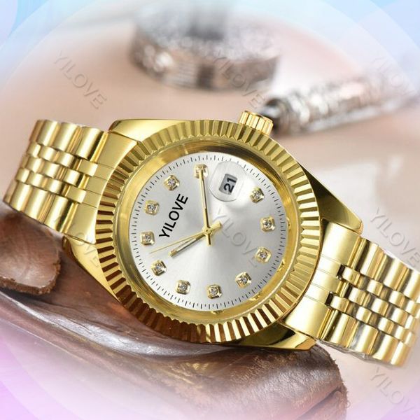 

men's business simple style watch 40mm imported movement waterproof athlete quartz clock super luminous multifunctional fashion casual, Slivery;brown