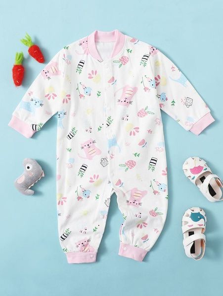 

baby girl cartoon jumpsuit she, Blue