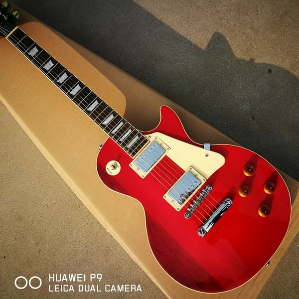 

diy red standard 6 string electric guitar