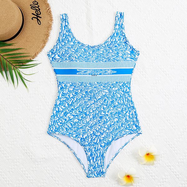 

classic print series women's swimwear designer united states france summer popularity ladies one piece swimsuit female swimming costume, White;black