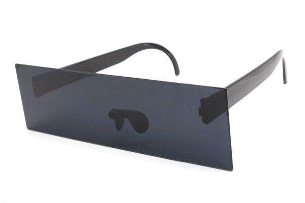 

sunglasses mincl/ ladies mens black frame wrap one piece shades flat novelty costume party funny strange fmlsunglasses, White;black