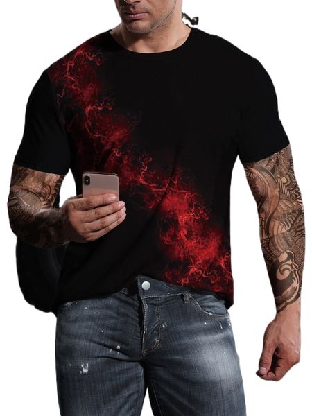 

men graphic print tee l7es#, White;black