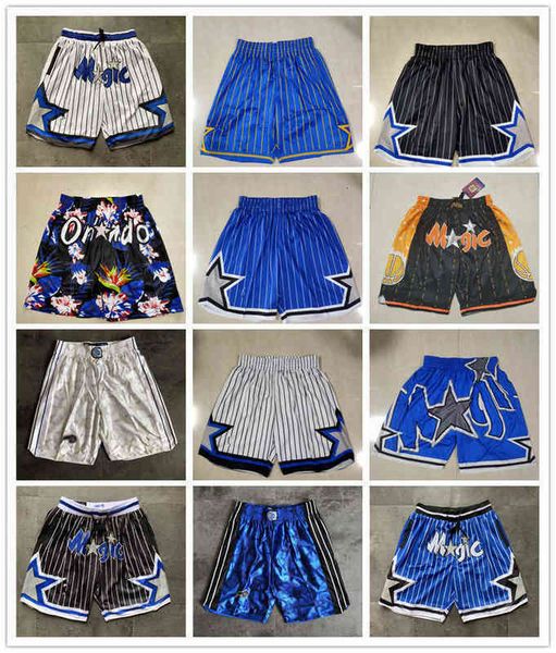 

orlando''magic''men throwback basketball shorts pocket, White;black