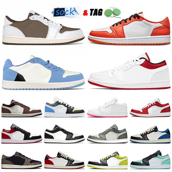 

mens womens 1 s running shoes og jumpman 1s low reverse mocha cactuse jacks light smoke grey arctic pink gold sliver green bred toe sneakers