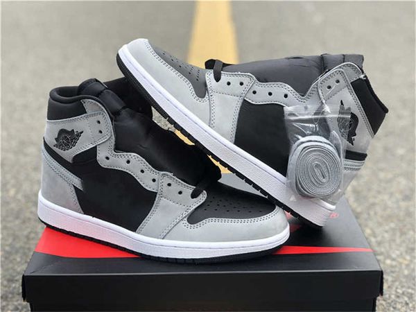 

2022 release authentic high og shadow 2.0 shoes black white light smoke grey trophy room chicago hyper royal travis scotts fragment military