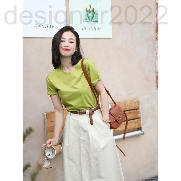 

women's t-shirt designer [the product has started shooting]silkworm silk light cotton t-shirt cool skin / non iron t0226 pumpkin valley, White