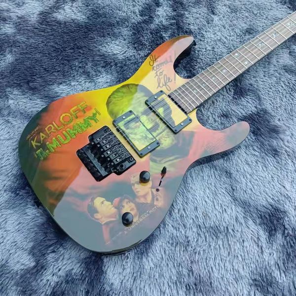 

classic brand electric guitar double shake vibrato system high-quality solid wood performance level delivery to home