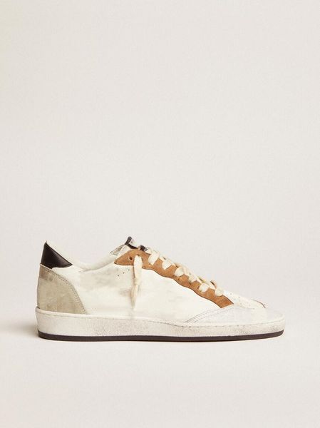 

high small dirty shoes designer luxury italian retro handmade ball star sneakers with tobacco-colored suede star and black leather heel tab