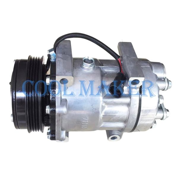 

1106-7006 t6010 t6020 t6030 t6040 t6050 t6060 sd7h15 ac compressor for ford new holland tractor 87709785 87802912