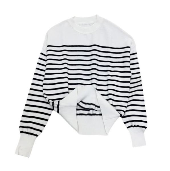 

212 2022 summer sweater pullover long sleeve crew neck print brand same style white prom fashion luxury womens clothes xue, White;black