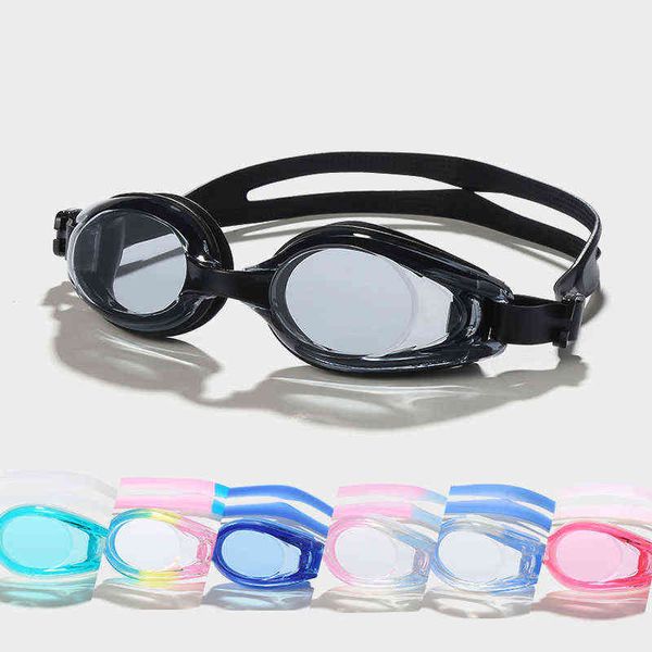 Professionelle Anti-Fog-UV-Schutz-Schwimmbrille für Erwachsene, Schwimmbrille für Männer und Kinder, wasserdichter Silikon-Badeanzug, Tauchbrille Y220428