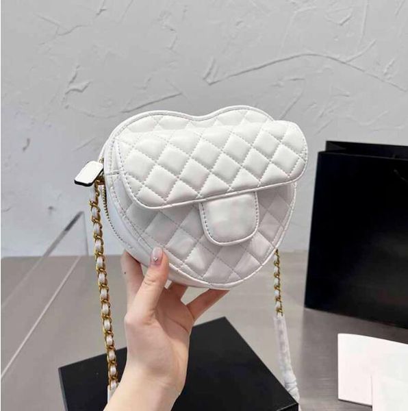 

tz ladies fashion love designer bags genuine leather diamond quilting handbag designers gold-tone metal hardware chain crossbody bag quilted