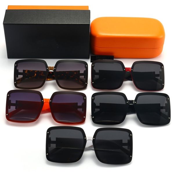 

wholesale orange fashion sport sunglasses for men glasses mens women rimless sun eyeglasses silver gold metal frame eyewear lunettes, White;black