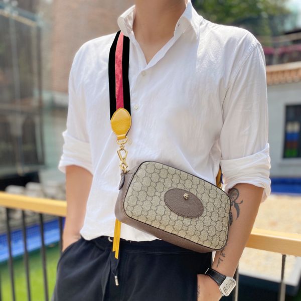 

designer handbag shoulder chain bag clutch flap totes bags wallet check velour thread purse double letters solid hasp waist square stripes w