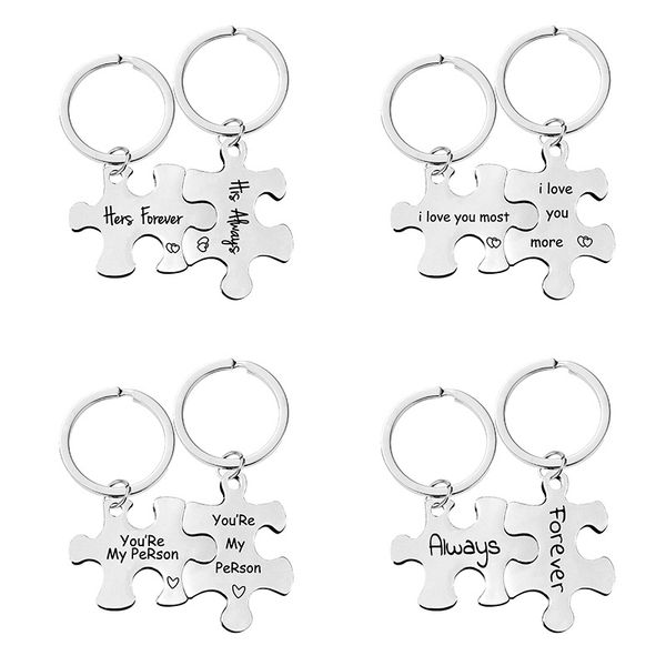 

1 pair stainelss steel charm key rings family jewelry mothers fathers day gift keychain daddy mommy of an angel, Slivery;golden