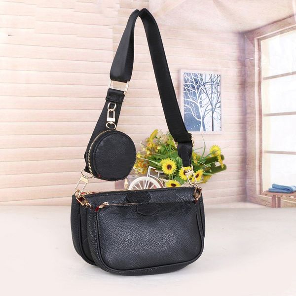 

luxury designer handbags purses womens bag multi pocket 3-pcs pillow duffle hobo embossing v shoulder chain belt crossbody bags ladies messe