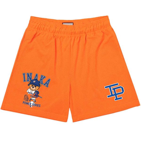 

2022 summer new men's sports shorts inaka gym basketball mesh power fits fitness casual jogging quick-drying, White;black