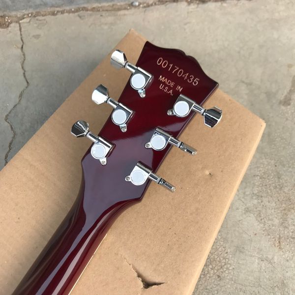 

chinese custom oem factory sg model g400 wine red 6 stings electric guitar