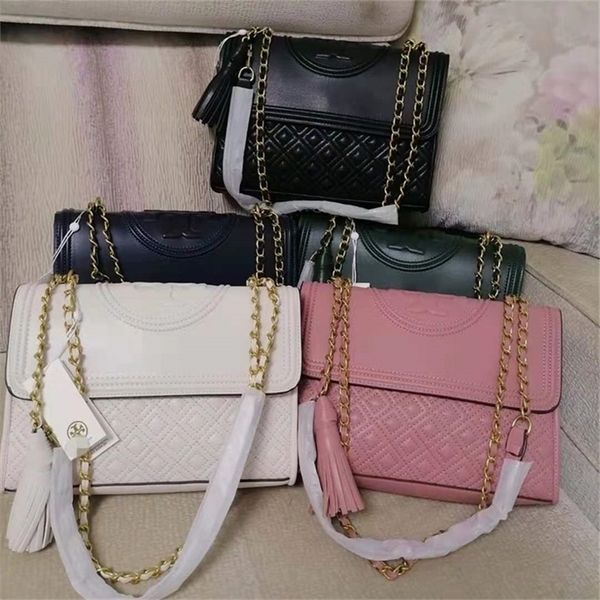 

20% off 2022 new trendy handbags tassel lattice embroidered shoulder bag