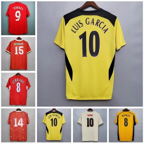 

mcmanaman 04 05 retro gerrard soccer jersey torres 1982 dalglish football shirts fowler 1989 maillot 06 07 barnes 08 09 rush 97 95 96 93 85, Black;yellow
