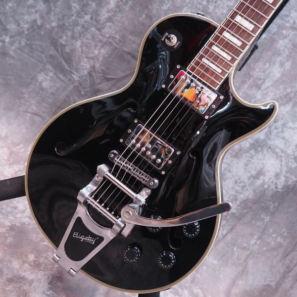 

burny blc-70 paul custom semi-hollow body model electric guitar