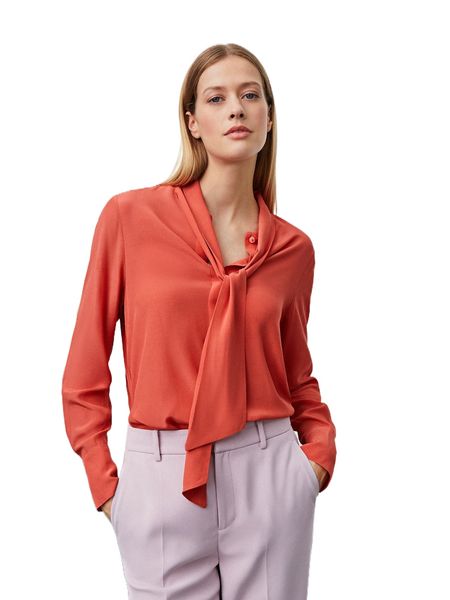 

motf premium viscose tie neck p0sw#, White