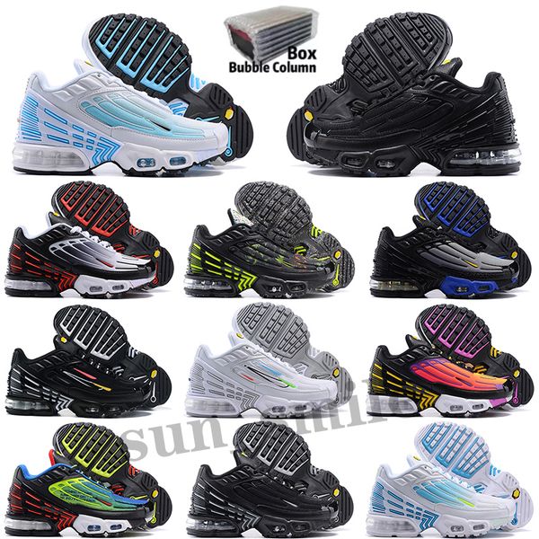 

tn plus 3 iii tuned chaussures kids shoes boys girls triple white black og baby children trainers sneakers sports runners