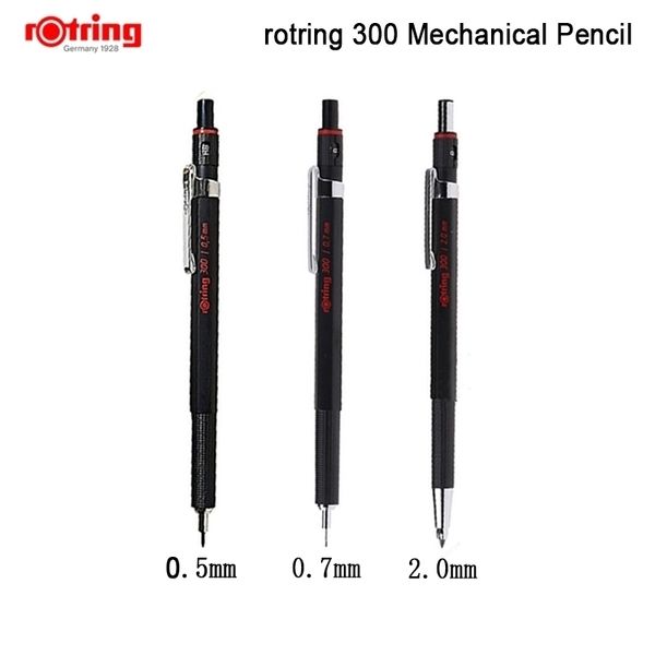 Гниль 300 0,5 мм0,7 мм2,0 мм автоматический механический карандаш Пластиковый держатель ручки 1 кусок Y200709