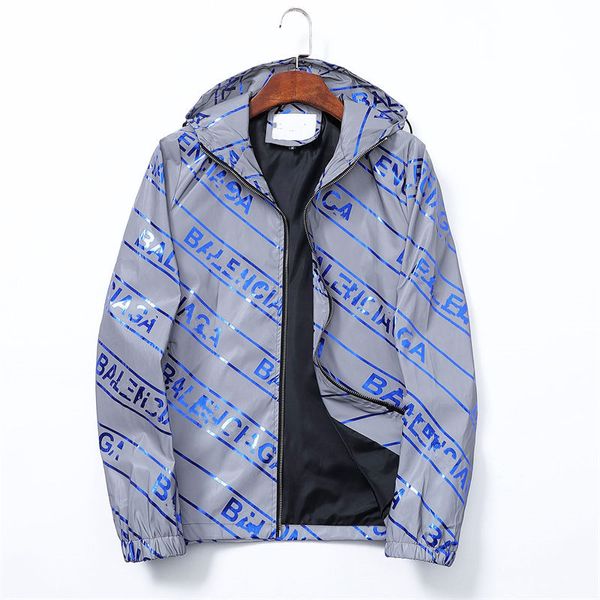 

20ss designer mens jacket spring and autumn windrunner tee fashion hooded sports windbreaker casual zipper jackets clothing size m-3xl, Black;brown