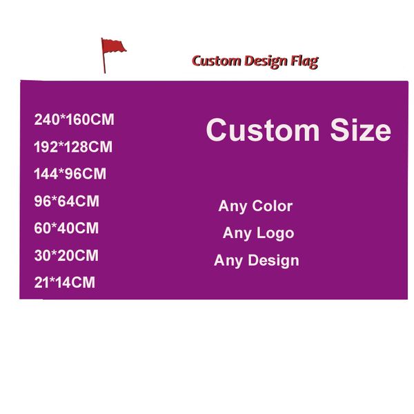 Benutzerdefinierte Flagge Alle Größen für Ausstellungswerbung, Militärflagge/Strandbanner, Digitaldruck, 100D-Polyester-Pongee, DHL-Freeshipping für OEM-DIY-Direktfabrik