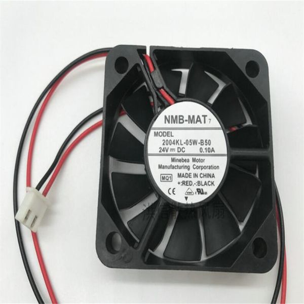 Toptan Fan: Orijinal NMB-Mat 2004KL-05W-B50 DC24V 0.10A 5010 İki telli inverter fanı