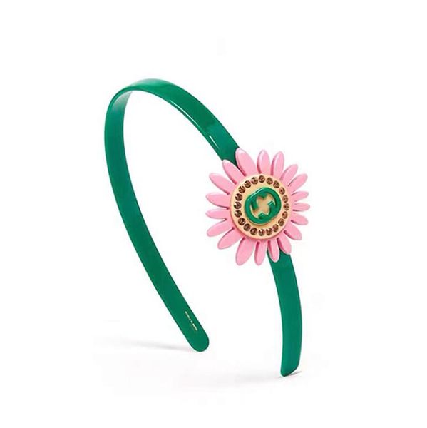 Nova primavera verão doce cor headbands flor bonito bandana para pai-filho acessórios de cabelo moda designer jóias presente