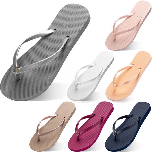 

Women Slippers Fashion Flip Flops Beach Hotel Indoor Slipper Triple Black Pink White Lemon Green Grey Blue Womens Shoes Sixty Nine