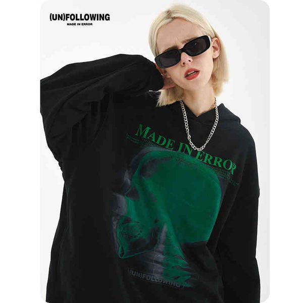 

aww new street hip hop side hidden pocket loose pullover hoodie fashion print, Black