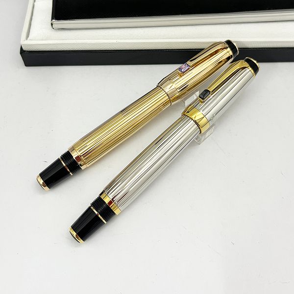 

yamalang black roller ball pens germany luxury pens rollerballs bohemia series pen school office stationery diamond clip (drill color random